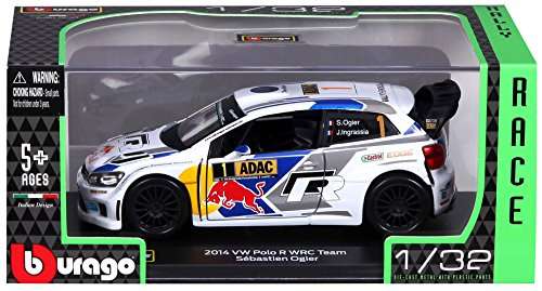 Tobar 1:32 Scale Rally 2014 VW Polo R WRC Team Number 1" Car