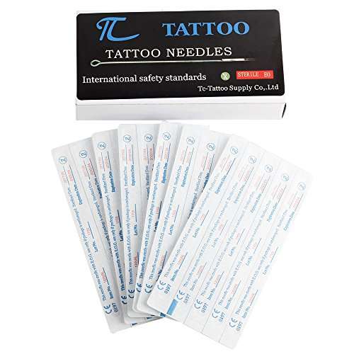 50 Tattoo Needles 5RL Tc Tattoo 5 Round Line Tattoo Machine Tattoo Kit