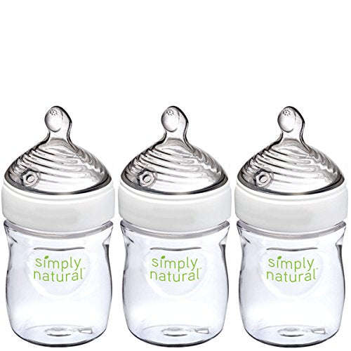NUK Simply Natural Bottle, 5 Ounce, 3 Pack