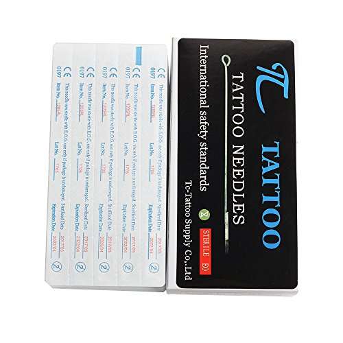 50 Tattoo Needles 5RL Tc Tattoo 5 Round Line Tattoo Machine Tattoo Kit