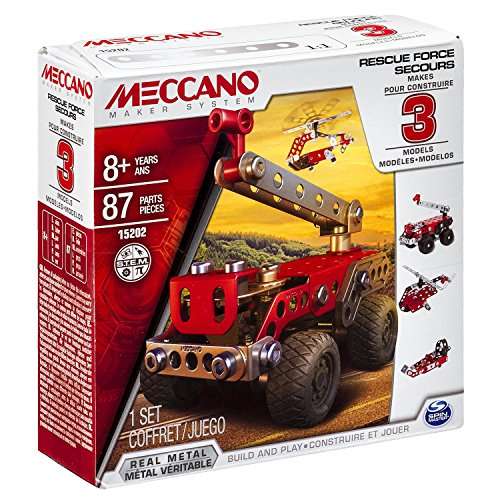 Meccano 3 Model Set - Rescue (Styles Vary)