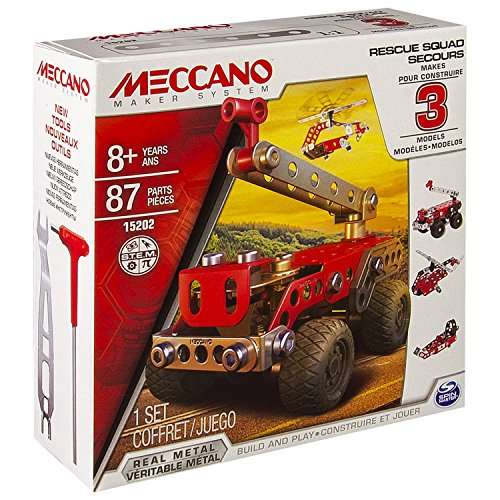 Meccano 3 Model Set - Rescue (Styles Vary)