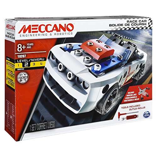 Erector by Meccano - Race Car Model Vehicle Building Kit, for Ages 8 and up, STEM Construction Ed...