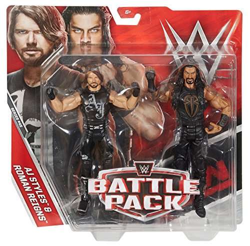 WWE AJ Styles and Roman Reigns Action Series 45 Figure, 2 Pack