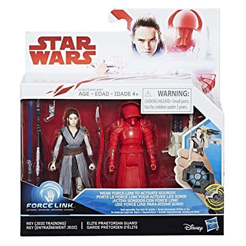 Star Wars: The Last Jedi Rey (Jedi Training) and Elite Praetorian Guard Figure 2-Pack 3.75 Inches