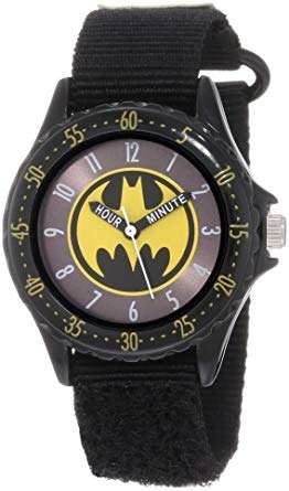 Batman Boys' BAT5038 Black "Time Teacher" Batman Watch