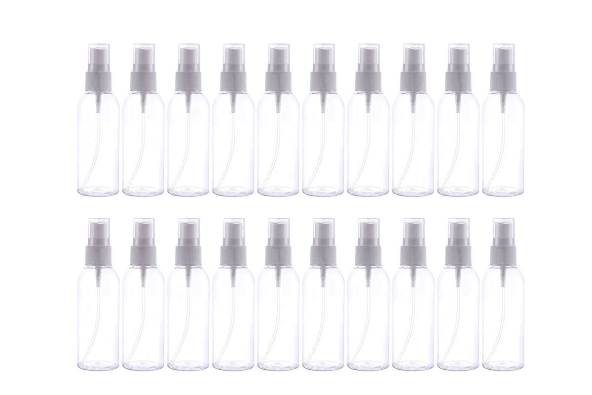 Fine Mist Mini Spray Bottles with Atomizer Pumps- for Essential Oils, Travel, Perfumes, More - Em...