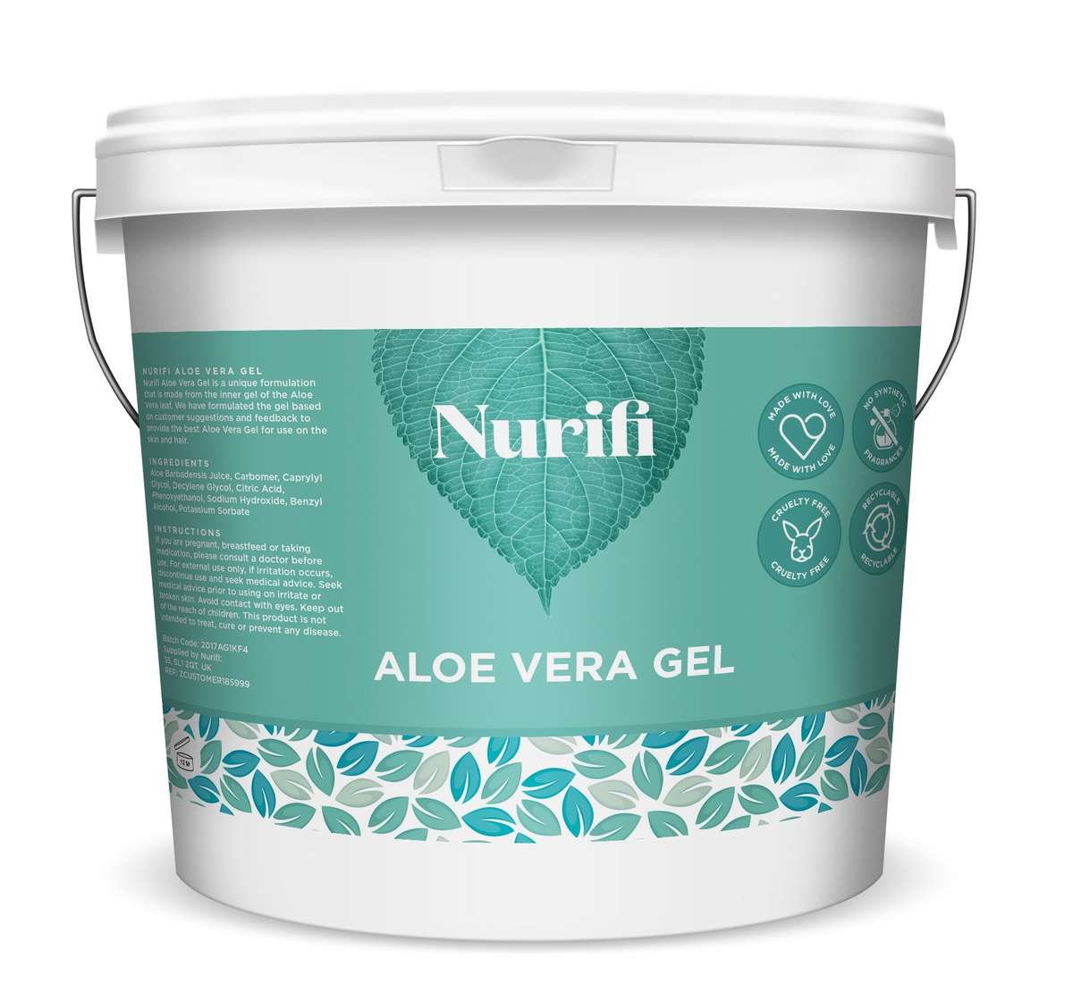 1KG 99% Pure Aloe Vera Gel