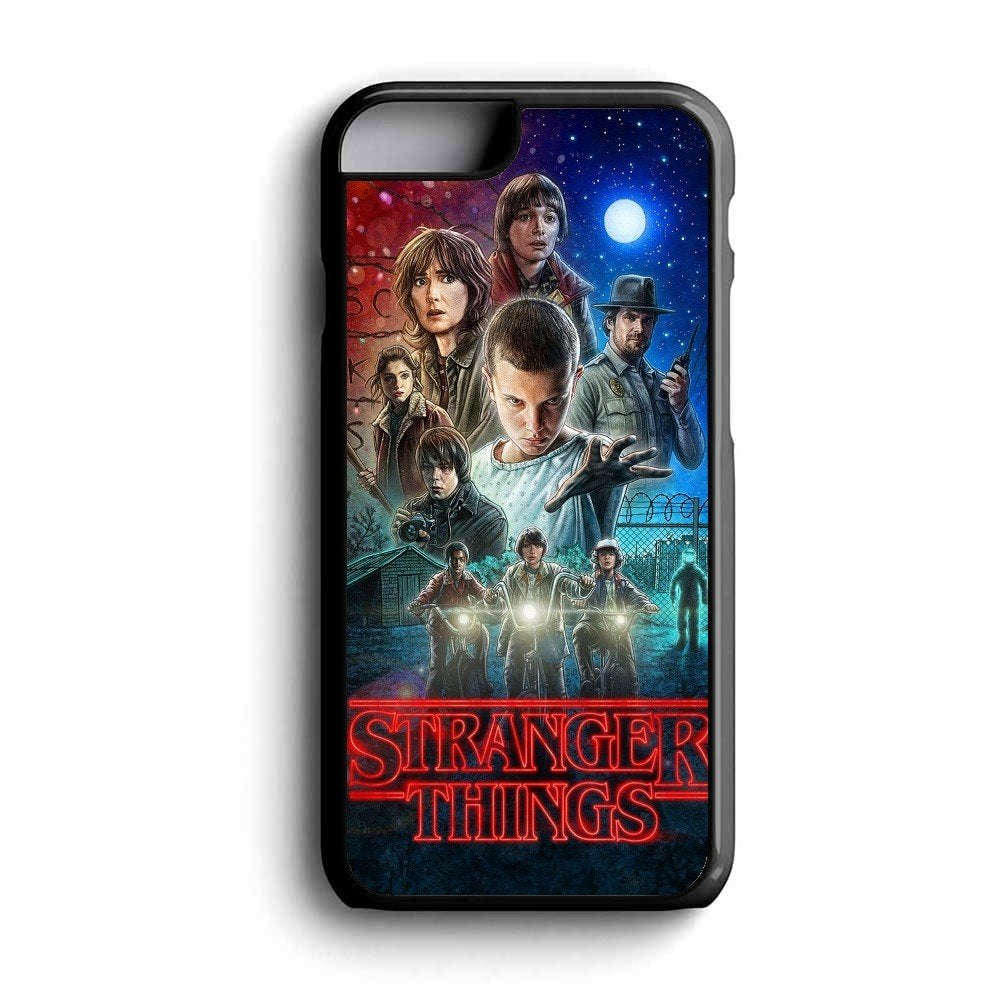 Stranger Things Retro Usa TV Show sci-fi Hawkins Fan Gift Phone Case Cover with Screen Protector ...