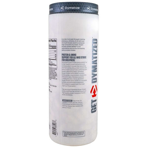 Dymatize Nutrition, Super Protein Amino 6000, 500 Caplets