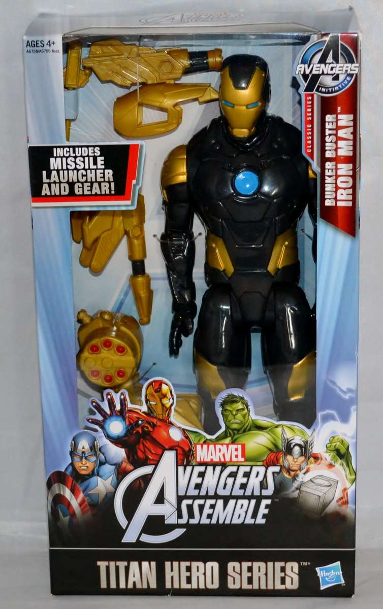 Marvel Avengers Titan Hero Series Bunker Buster Iron Man Figure