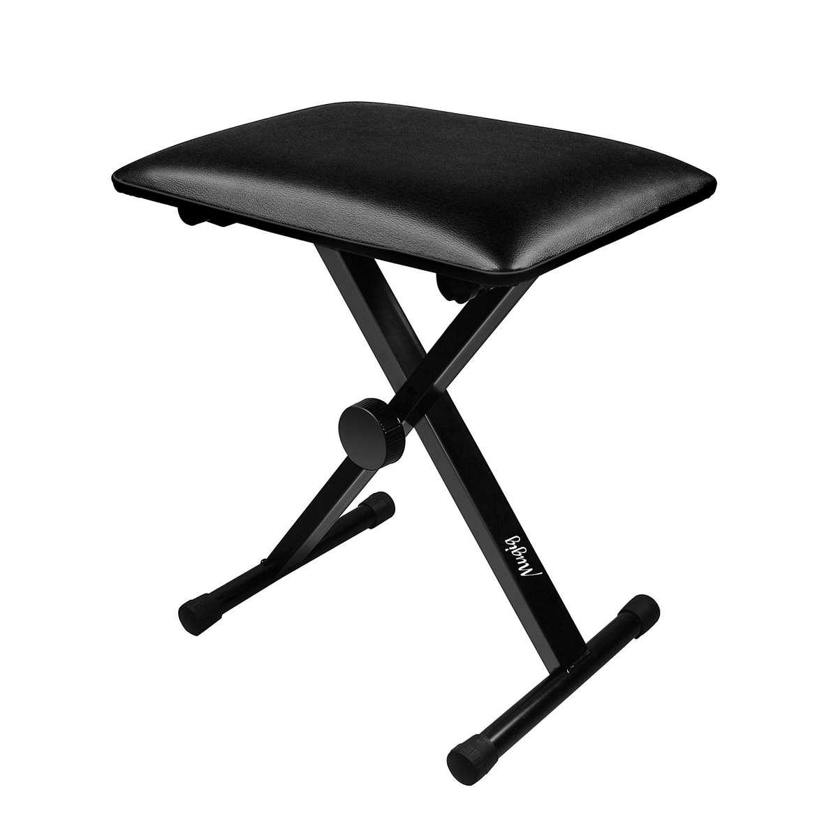 Mugig Piano Keyboard Bench, 3 Height Adjustable Keyboard Seat with 35mm Leather, Keyboard Stool f...