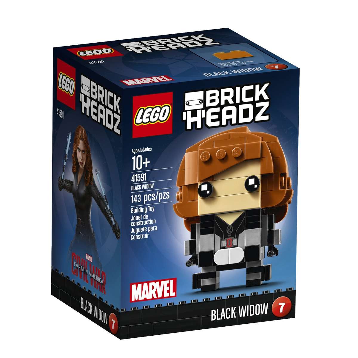 LEGO BrickHeadz Black Widow 41591 Building Kit