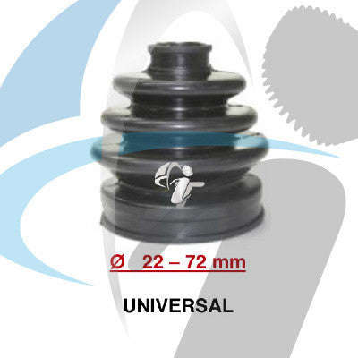 UNIVERSAL CV BOOT 22MM-72MM