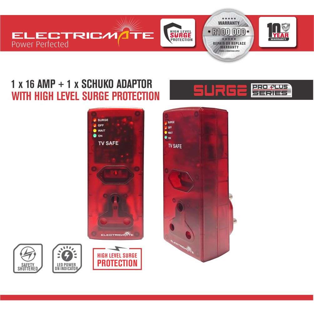 Electricmate TV Safe Protector with High Level Surge Protection