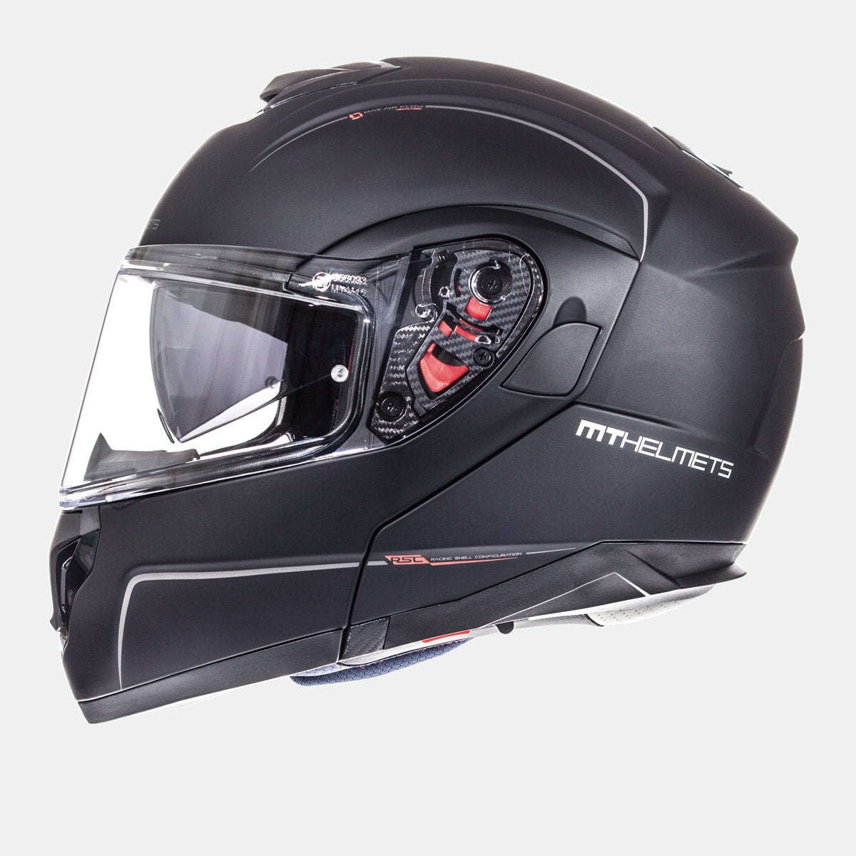 MT Atom SV Flip-Up Helmet - Matt Black / S