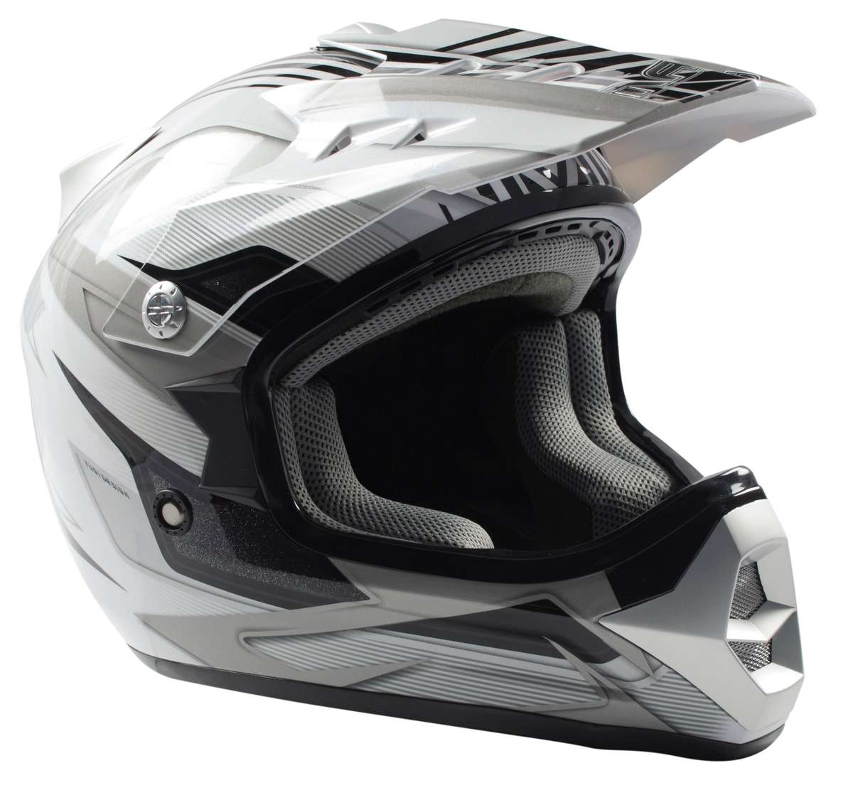 Mars Motocross Helmet for Kids - S / Silver