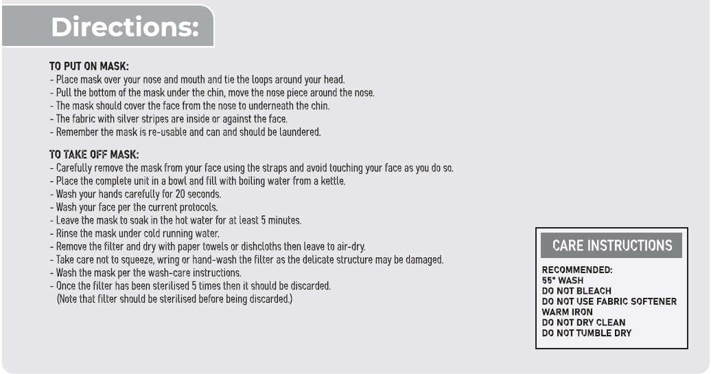 MEDMASK Silver Facial Mask - 3-Pack