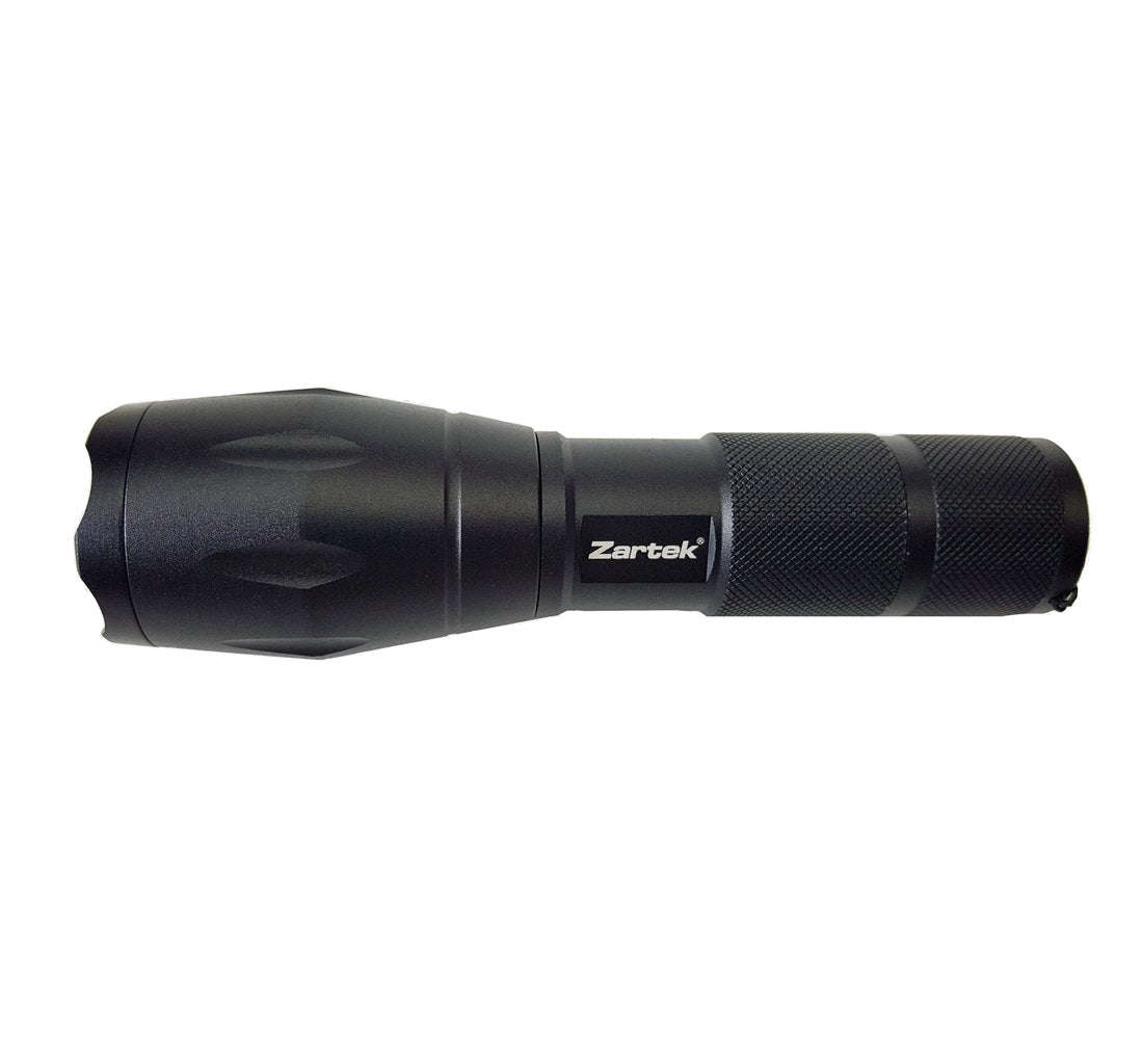 Zartek LED Power Zoom Flashlight Torch