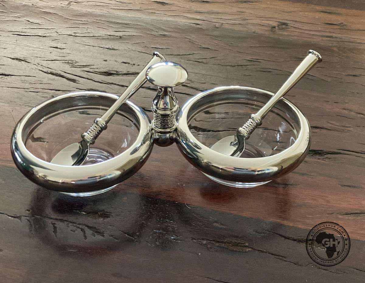 Dish 2 x 90mm & Coffee Spoon Set - Noblesse Collection - Diana Carmichael