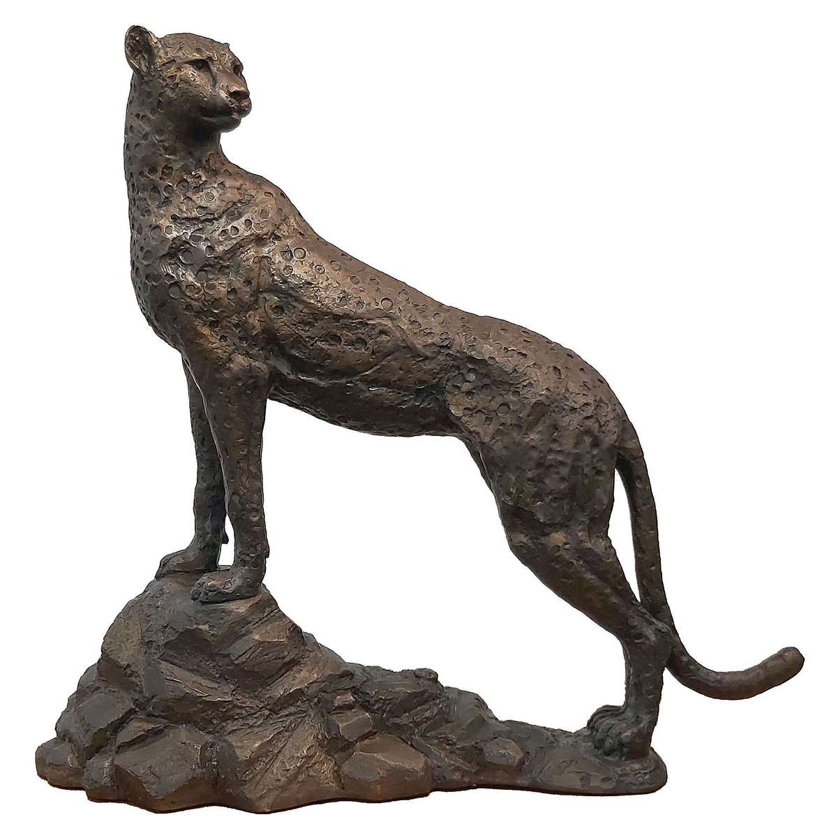 Siyaya bronze cheetah Sculpture