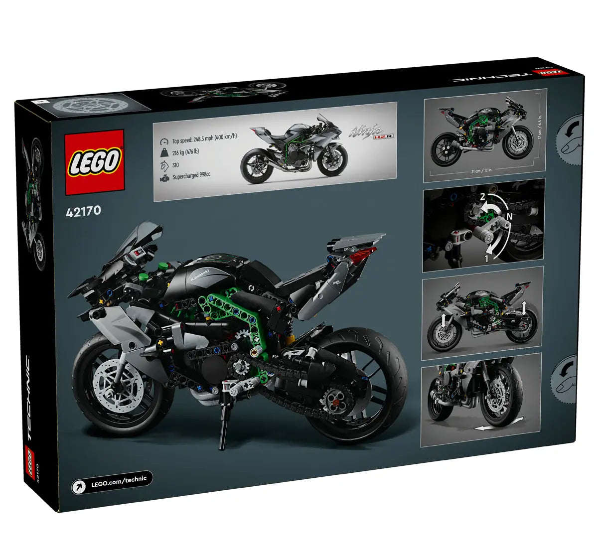 LEGO Technic Kawasaki Ninja H2R Motorcycle 42170