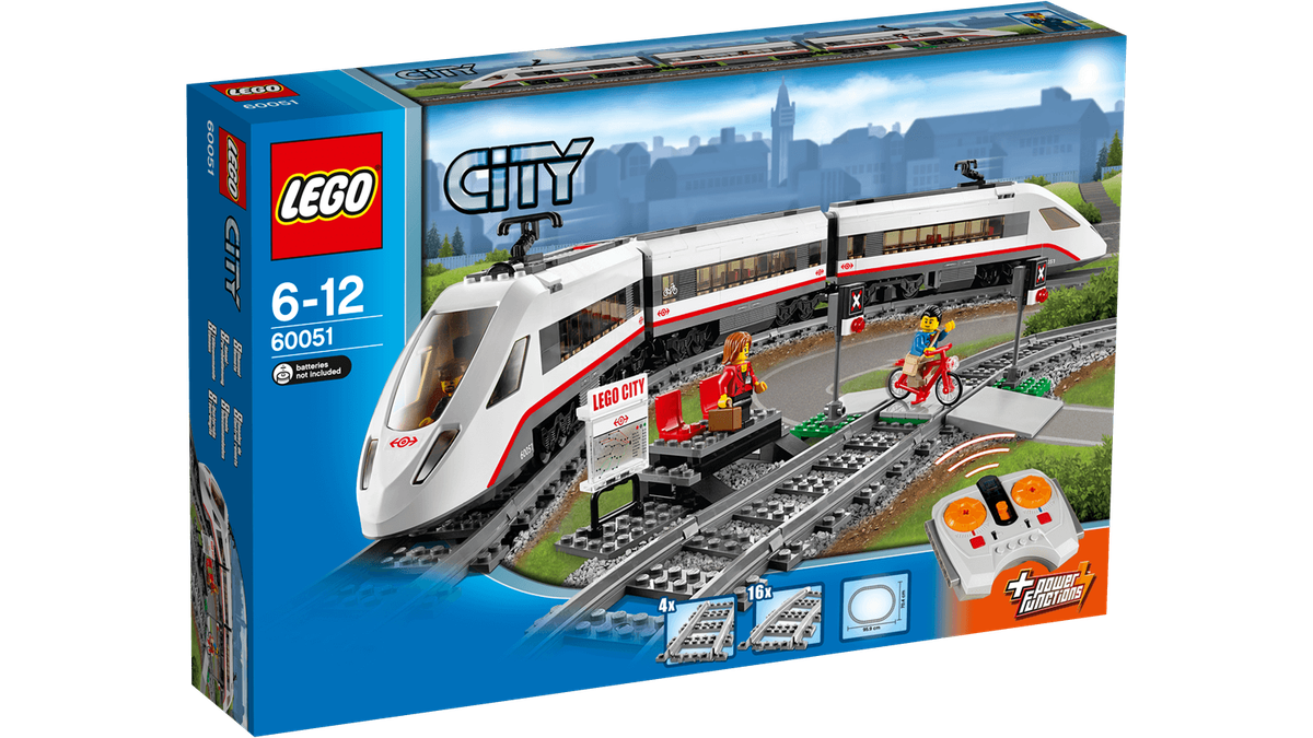 Lego high speed passenger train 60051