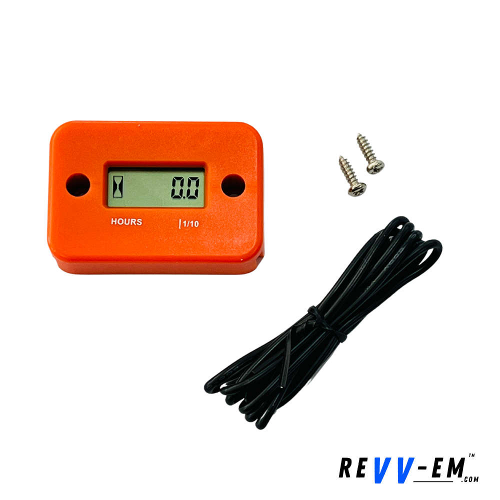 REVV-EM Hour Meter - Orange