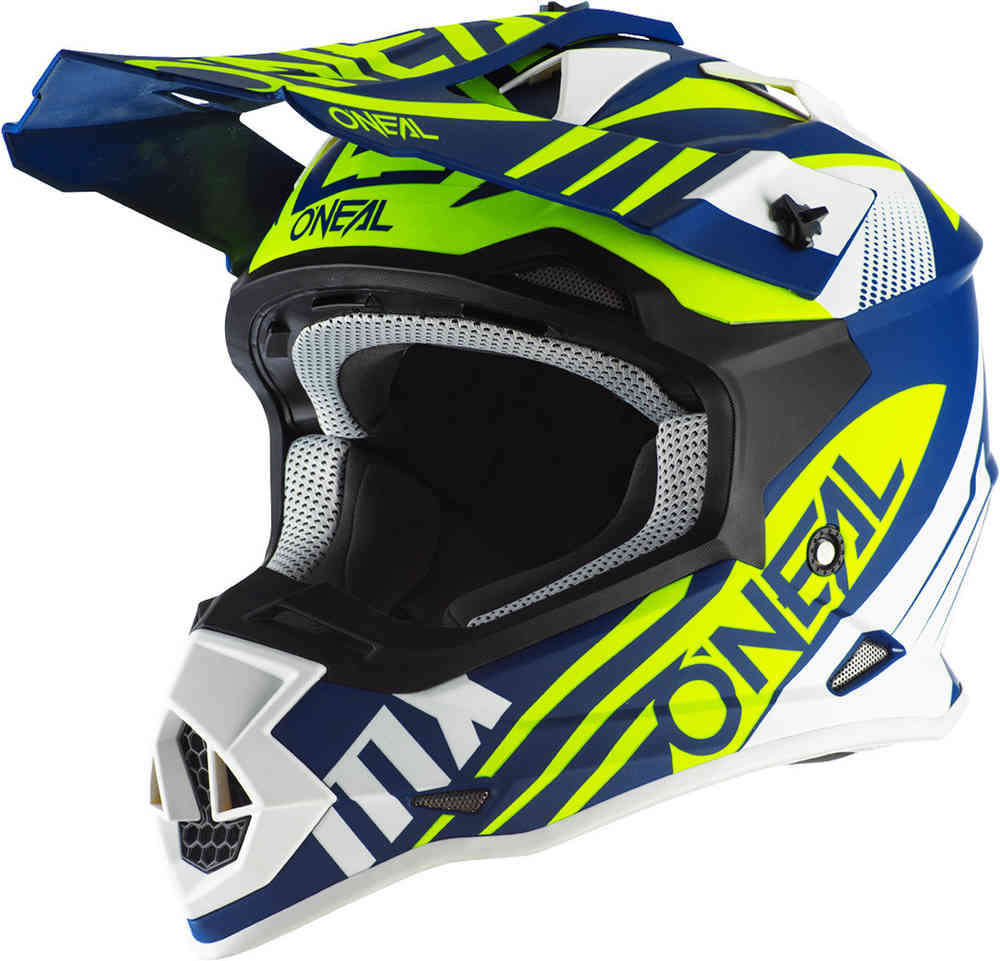O'Neal 2 Series Spyde 2.0 Blue/Yellow Helmet - M (58)cm