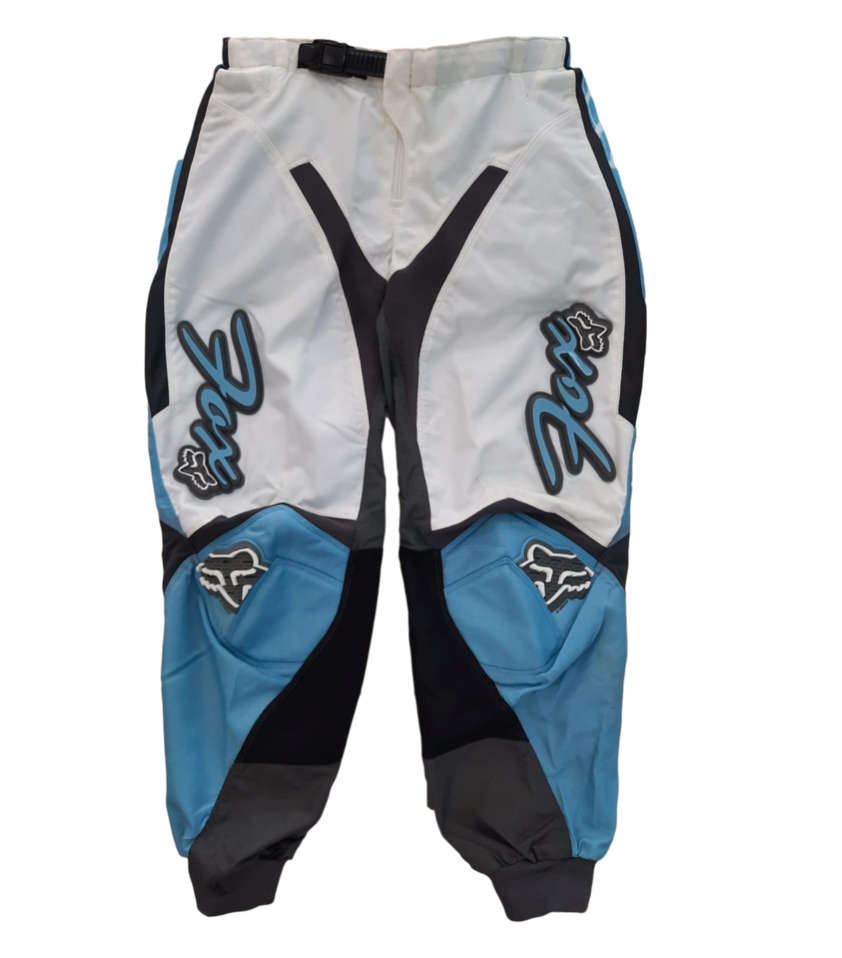 Fox Women's 180 Race White/Blue Pants
