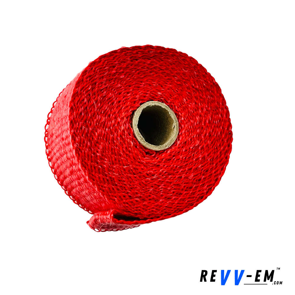 REVV-EM Exhaust Heat Wrap - 5M - Red