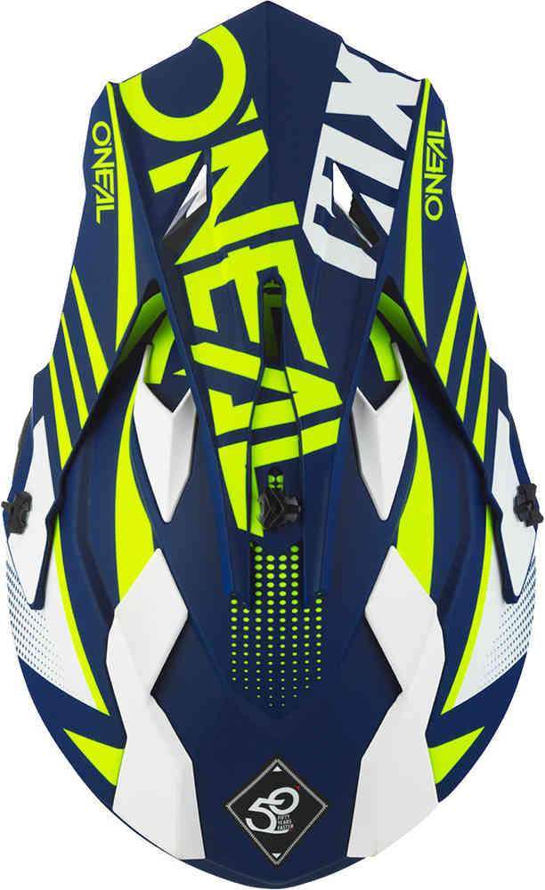 O'Neal 2 Series Spyde 2.0 Blue/Yellow Helmet - M (58)cm
