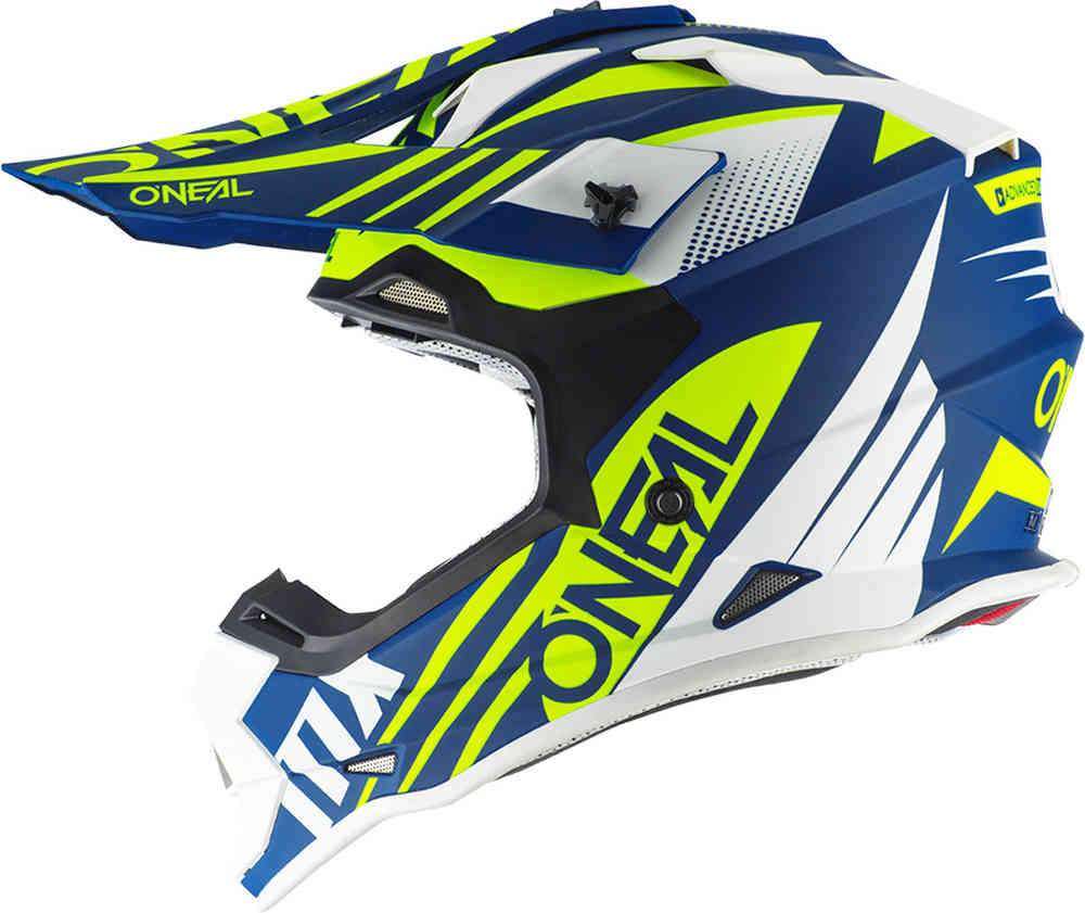 O'Neal 2 Series Spyde 2.0 Blue/Yellow Helmet - M (58)cm