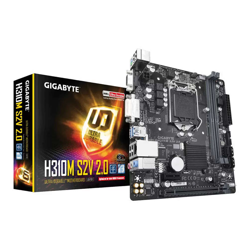 GIGABYTE H310M S2V 2.0 LGA1151 Intel H310 Micro-ATX Intel Motherboard