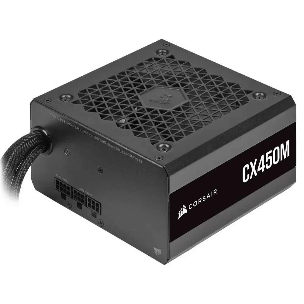 CORSAIR CX-M Series CX450M 450W 80 PLUS Bronze Hybrid Modular CP-9020219 ATX Power Supply
