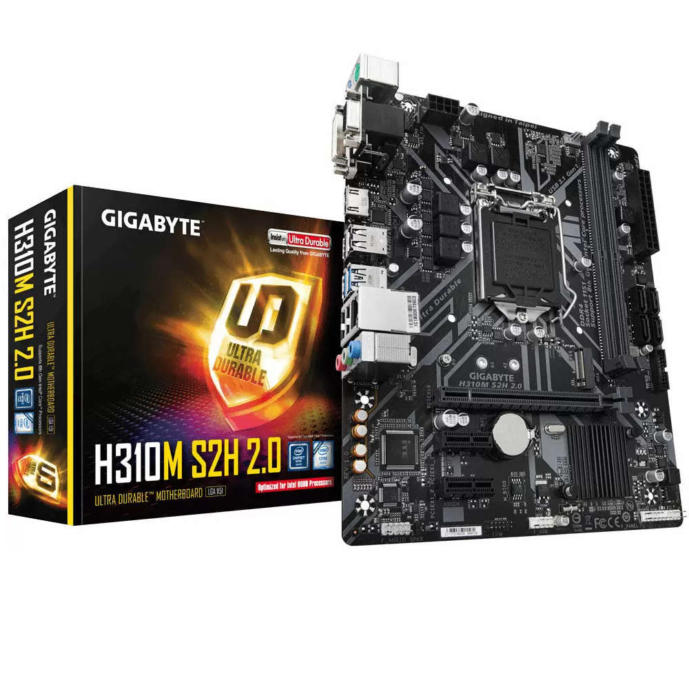 GIGABYTE H310M S2H 2.0 LGA1151 Intel H310 Micro-ATX Intel Motherboard