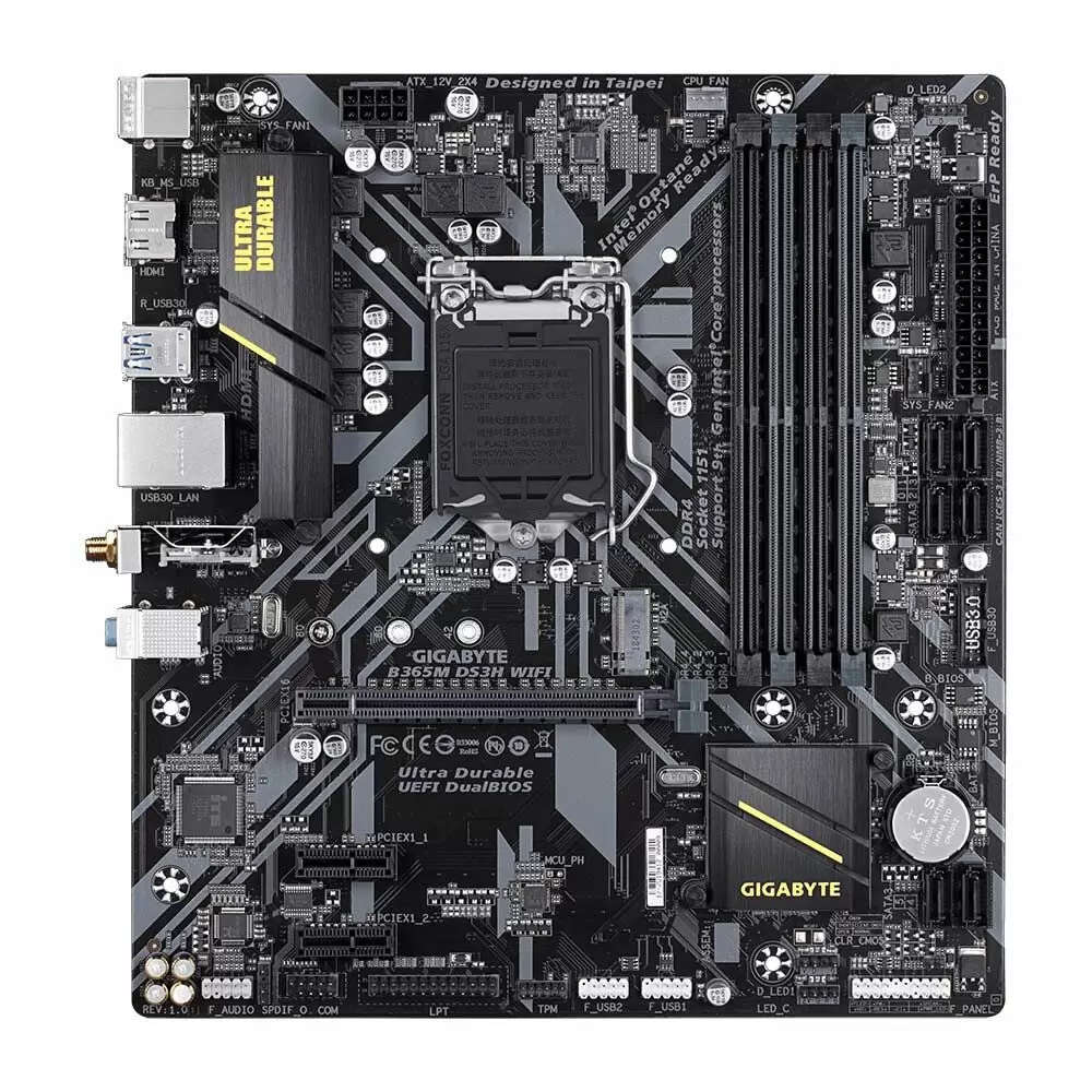 GIGABYTE B365M DS3H WIFI LGA1151 Intel B365 Micro-ATX Intel Motherboard