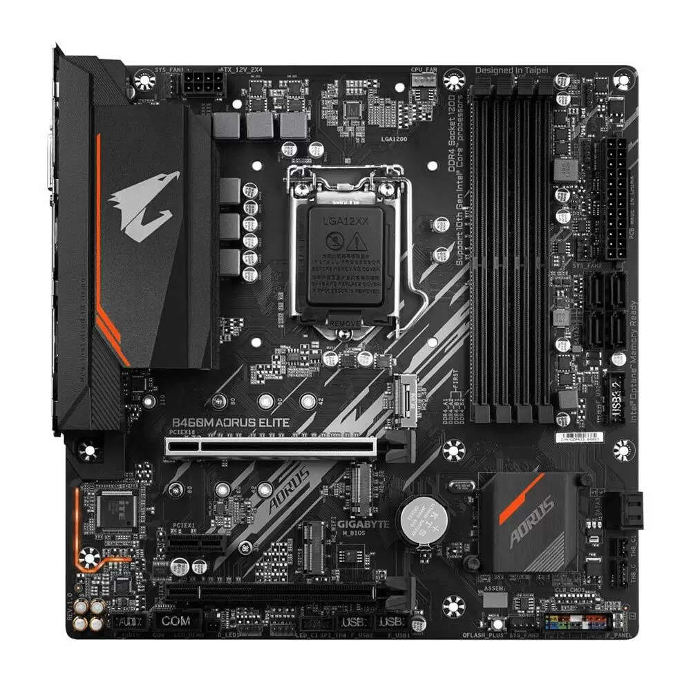 GIGABYTE B460M AORUS ELITE LGA1200 Intel B460 Micro-ATX Intel Motherboard
