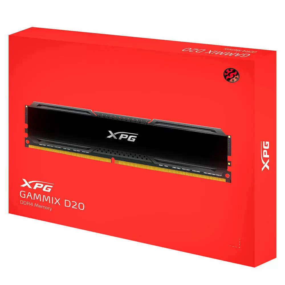ADATA XPG GAMMIX D20 16GB Kit DDR4-3200 CL16 1.35v AX4U3200W8G16A-DCBK20 Desktop Memory