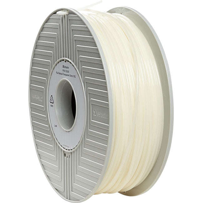 Verbatim PLA Filament, 1kg, Natural/Transparent - 3.00mm