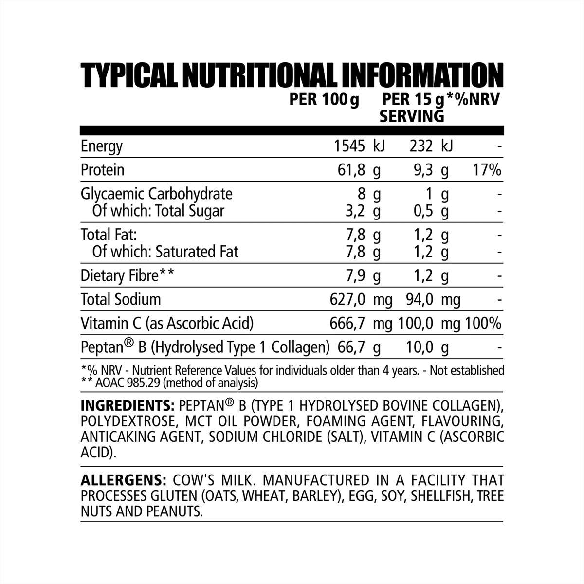 NPL Collagen Luxury Creamer