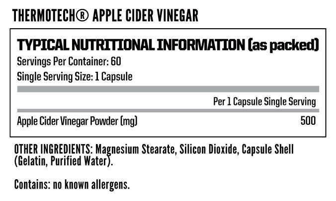 Nutritech ThermoTech Apple Cider Vinegar