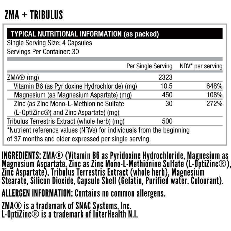 Nutritech ZMA + TRIB