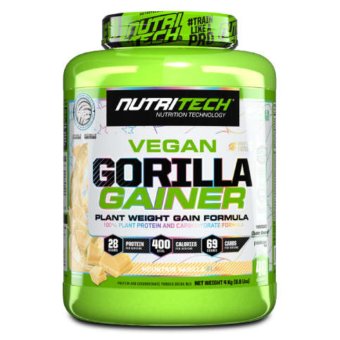Nutritech Vegan Gorilla Gainer - 4kg / Mountain Vanilla