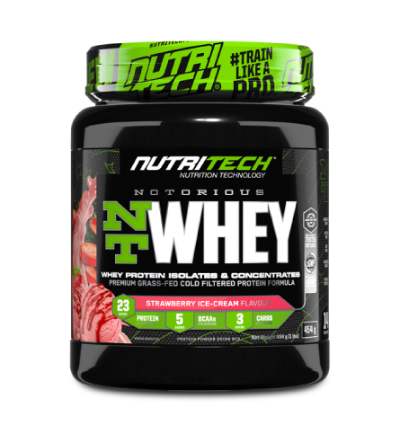 Nutritech Notorious NT Whey - 454g / Strawberry Ice-cream
