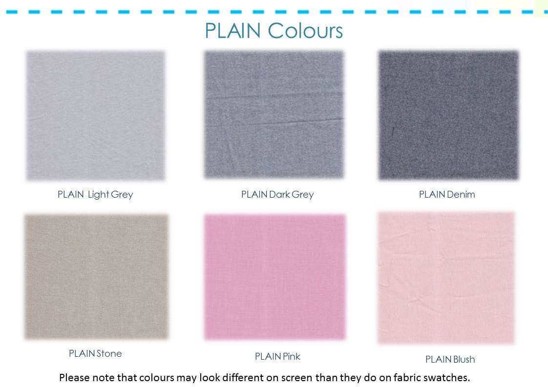 Baby Bugs - Cot Pillow Case - Plain Blush