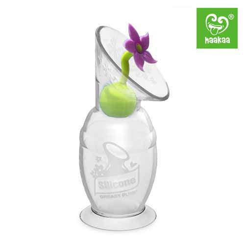 Haakaa - Silicone Pump and Stopper Combo - 100 ml / Blue