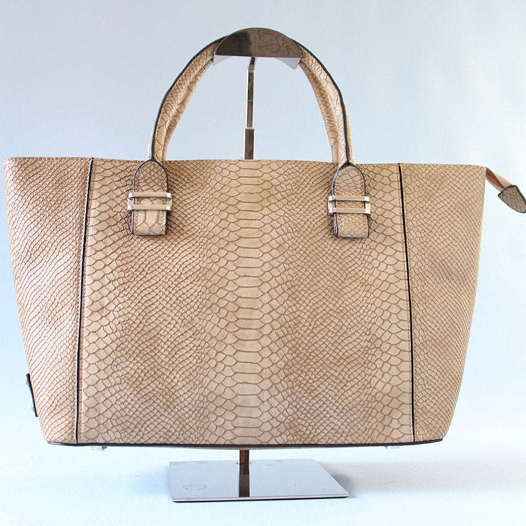 Jacky & Celine Quality leather bag in Tan