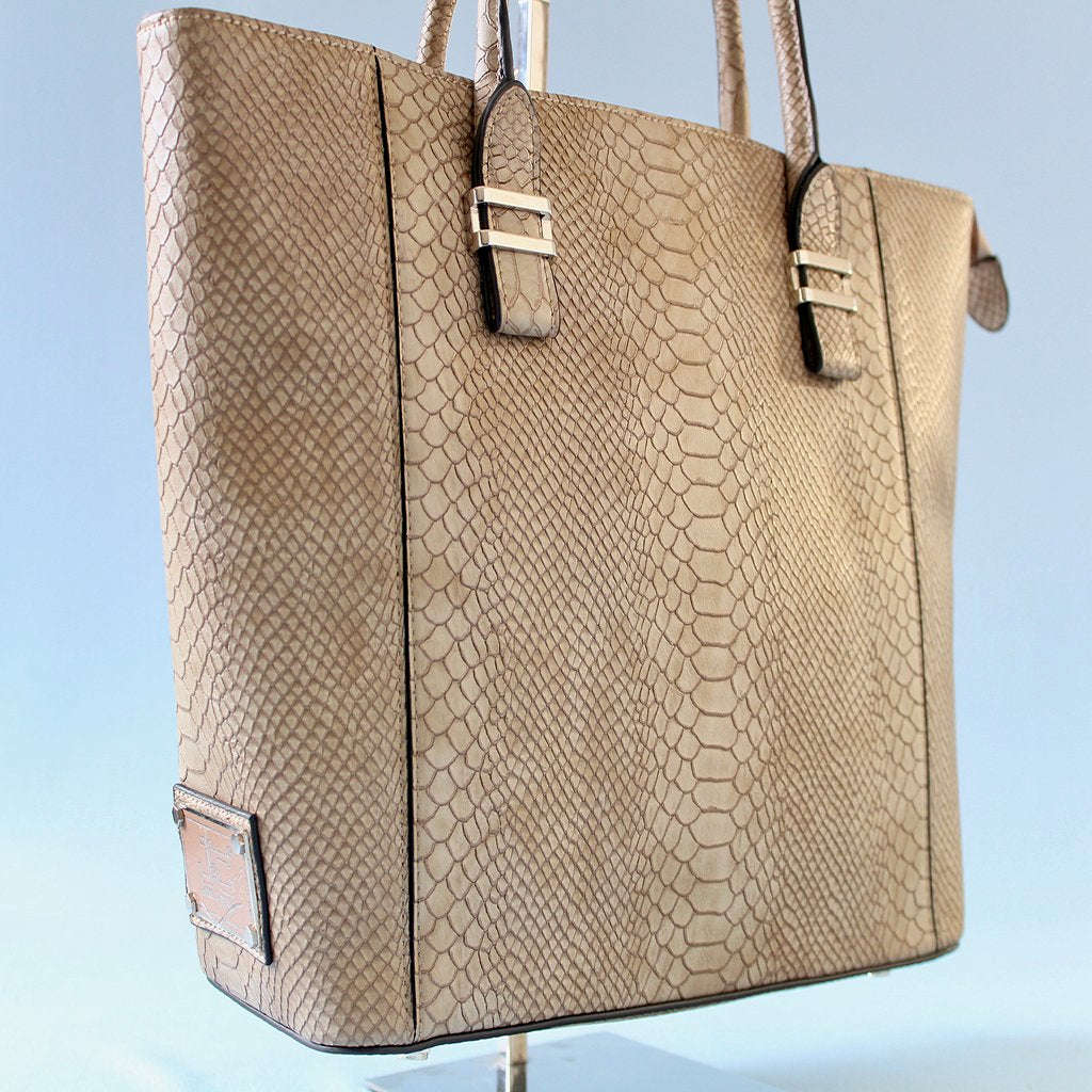 Jacky & Celine Quality leather bag in Tan