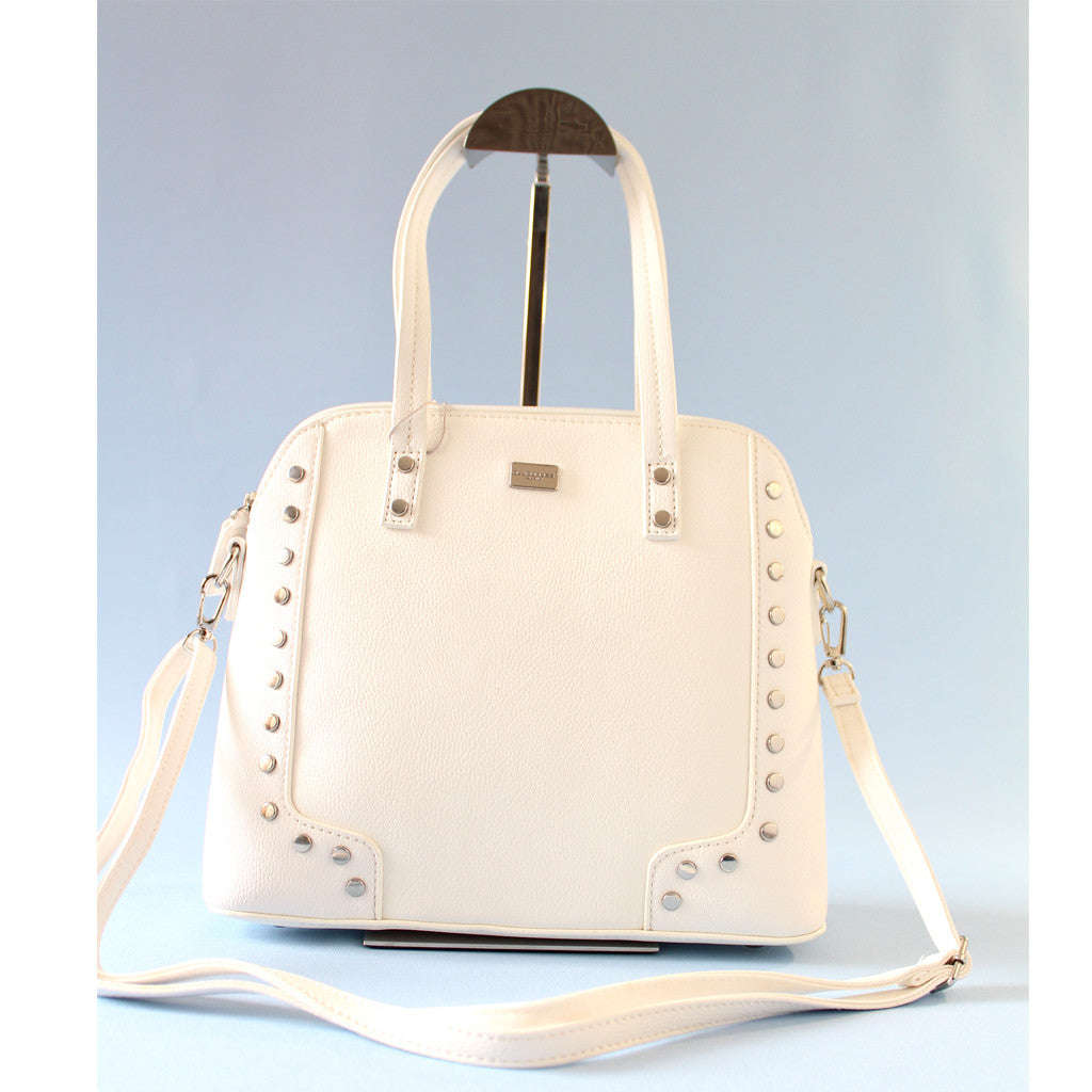 David Jones medium Structured tote in White- Stunning Classic Handbag